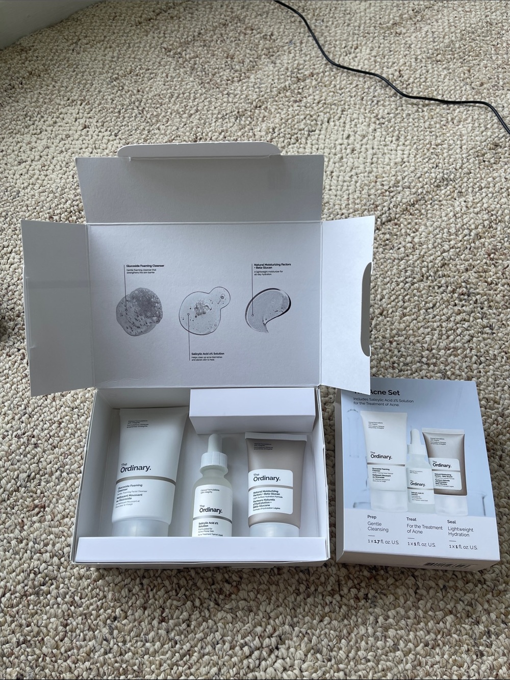 The Ordinary White Acne & Blemish Trio